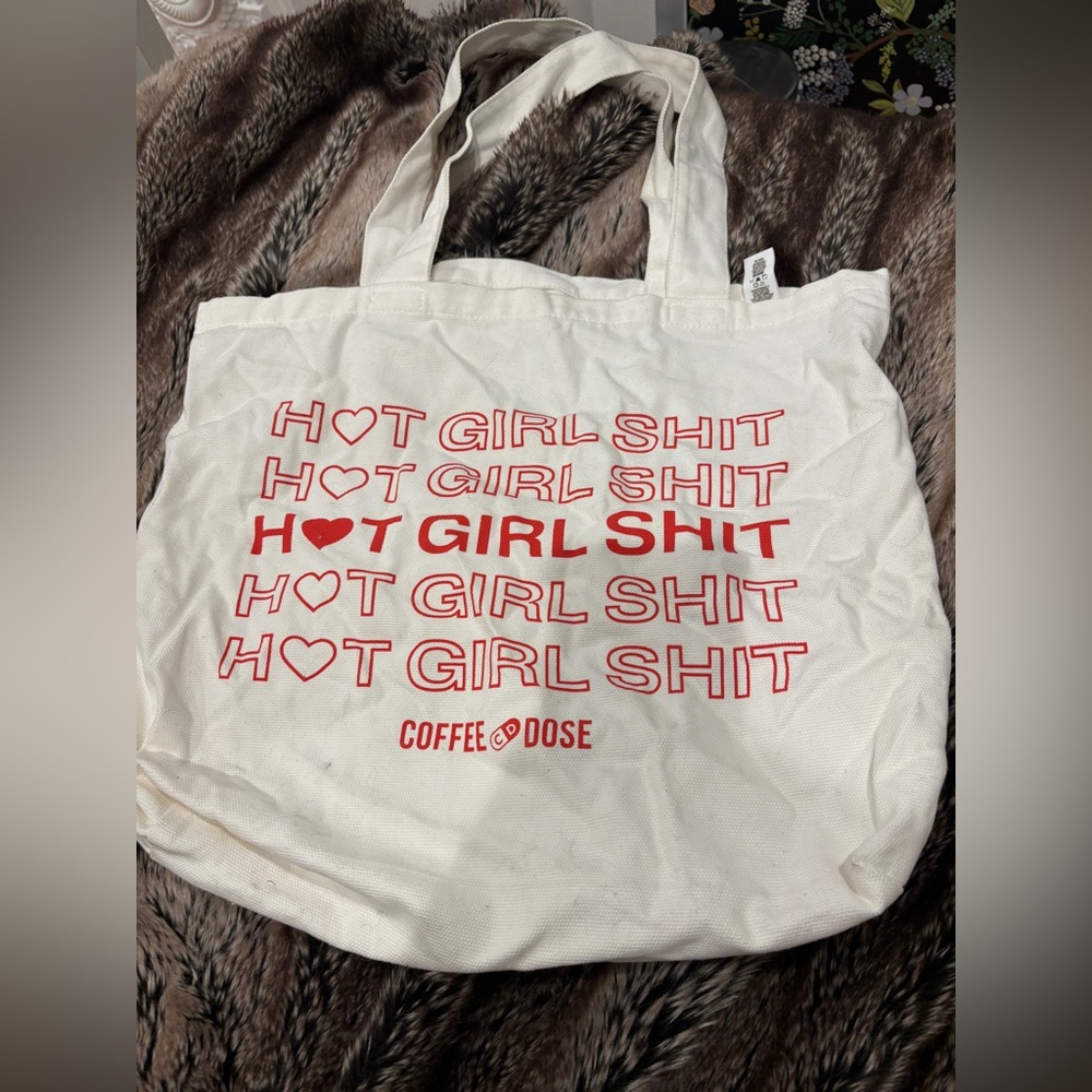 Hot Girl Shit tote bag.